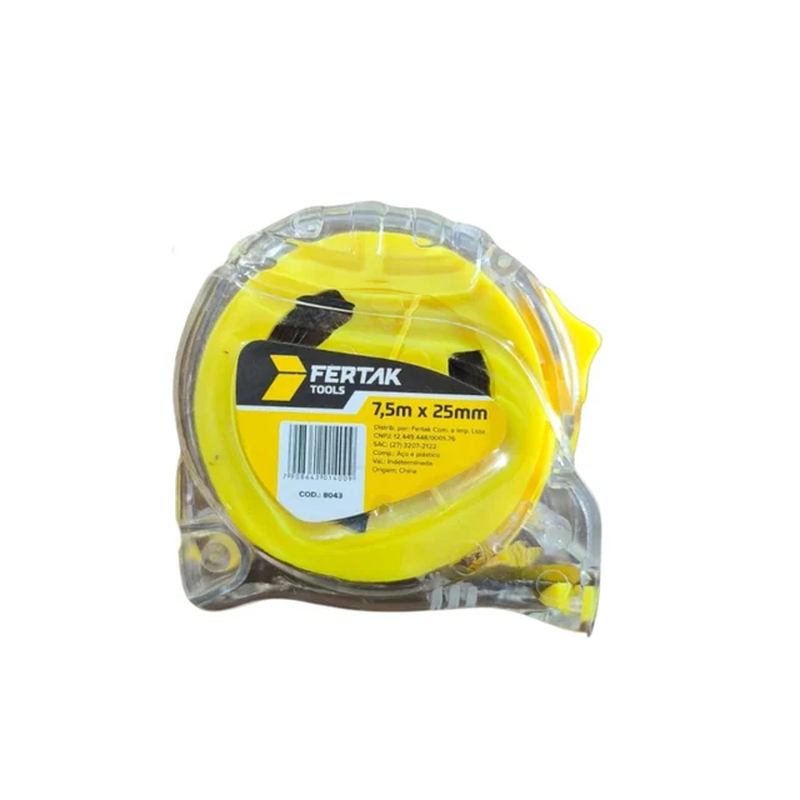 TRENA TRANSPARENTE 7.5 M X 25 MM FERTAK