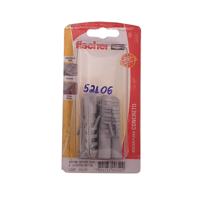 CARTELA BUCHA S12 C/5 FISCHER