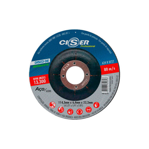 DISCO DESBASTE ACO PRO CISER 115X6,4X22