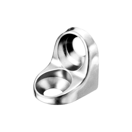 CANTONEIRA 2FUROS MACIÇA NIQUELADA FIXA