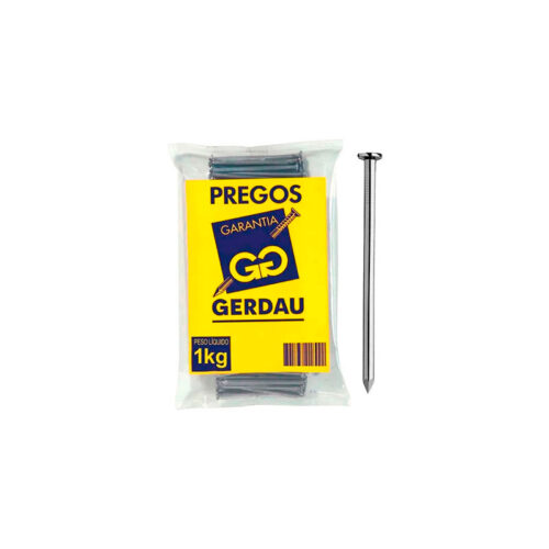 PREGO GERDAU C/C 15X15 - KG&nbsp;&nbsp;&nbsp;