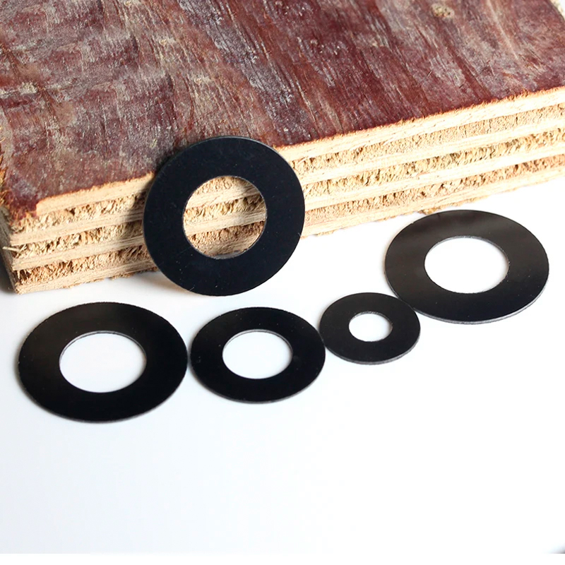 ARRUELA PVC M6 PRETA