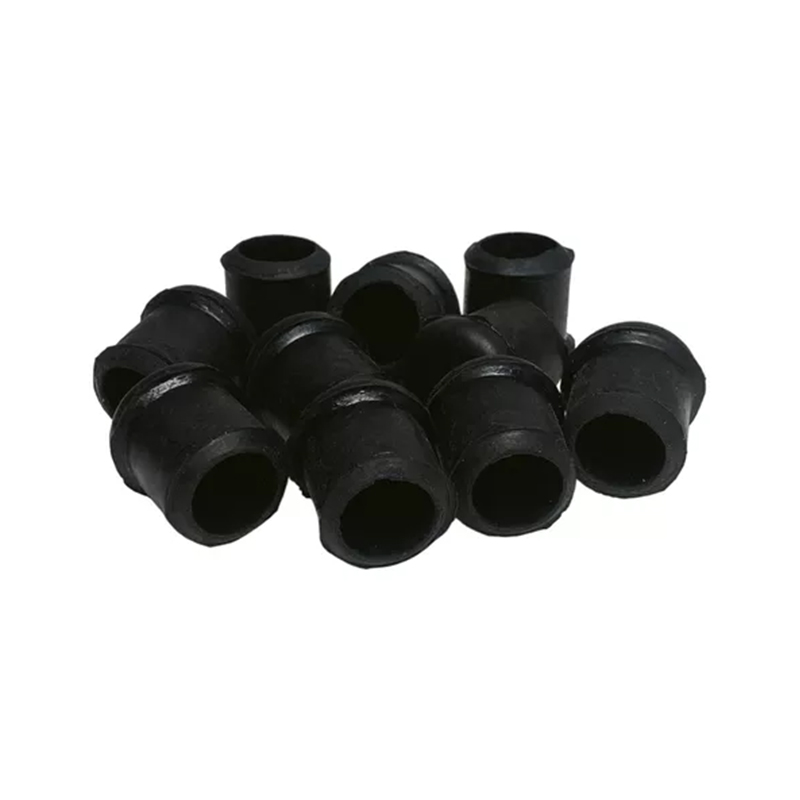PEZINHO DE BORRACHA CONICO 23MMX20MM ALT13MM FURO5MMPRETO