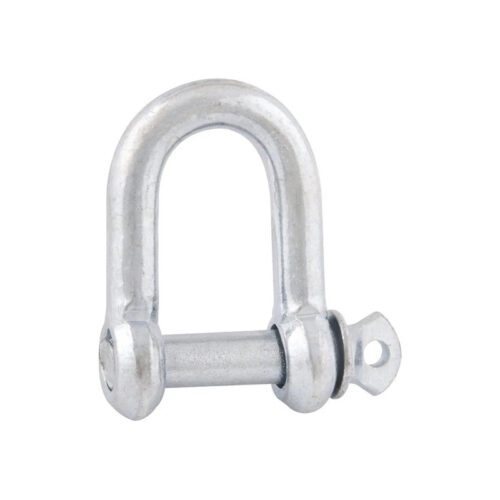 MANILHA RETA C/PINO ROSCADA 1 ACO CARBONO 1045 FORJ RR-6271D