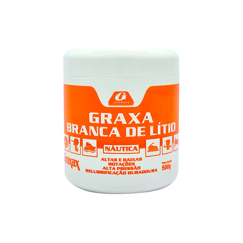 GRAXA BRANCA LITIO PURA 500 GRS