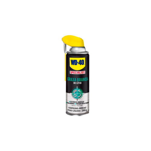GRAXA BRANCA DE LITIO SPRAY WD40 DRY LUBE 200ML