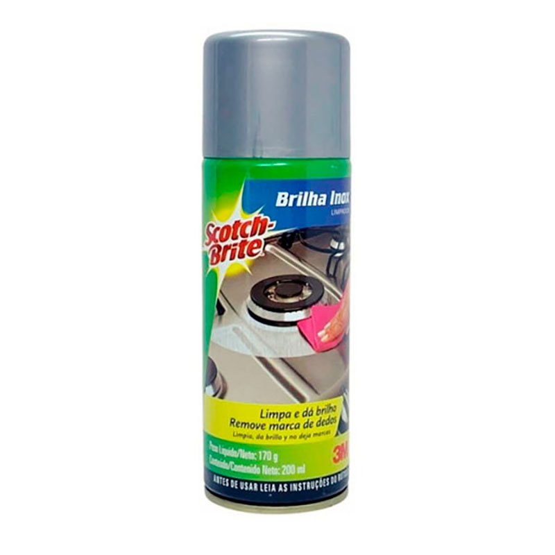 LIMPADOR BRILHA INOX 3M 200ML