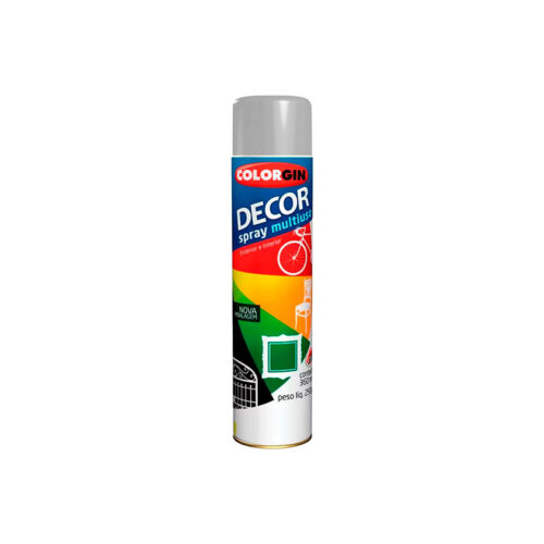 TINTA SPRAY COLORGIN DECOR CINZA 360ML