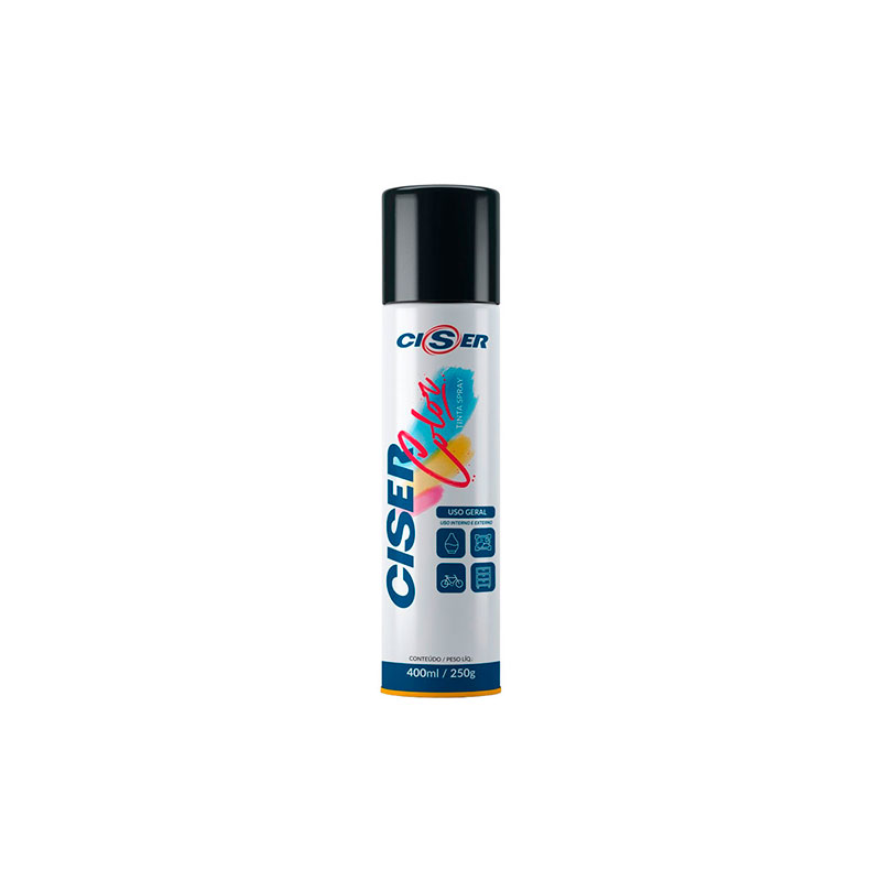 TINTA SPRAY CISER PTO BRILHANTE 400ML 250G