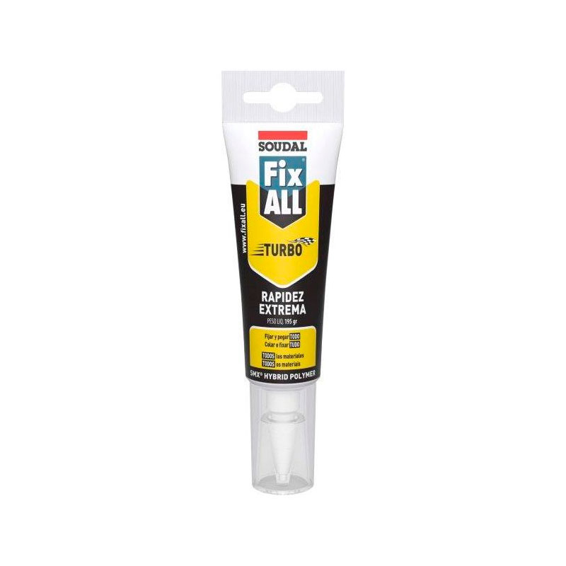 ADESIVO FIX ALL TURBO SOUDAL BRANCO 125ML BISNAG