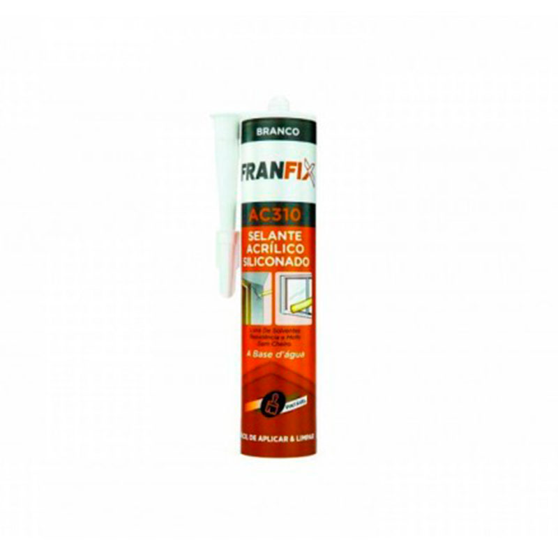 SELANTE BASE D AGUA BRANCO 500G FRANFIX