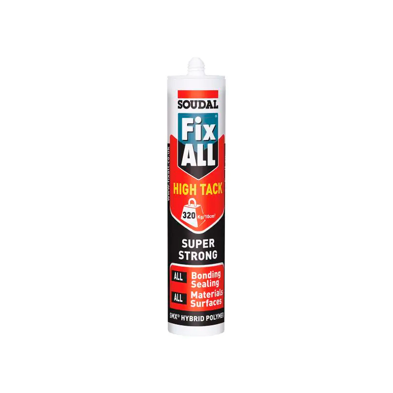 ADESIVO FIX ALL HIGH TACK SOUDAL CINZA 290ML