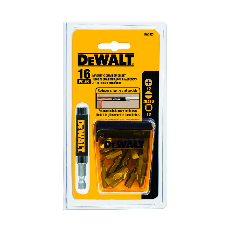JG BITS 16 PONTAS C/GUIA MAGNETICA DW2053 DEWALT