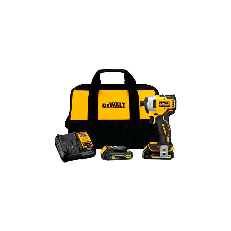 PARAF IMP 20V1/4 BRUSH 2B2,0AH DCF809D2 DEWALT