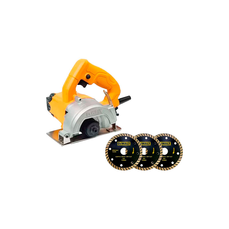 SERRA MARM 125MM 1400W+3DIS 220V DW862WAB2 C/3 DISCOS DEWALT
