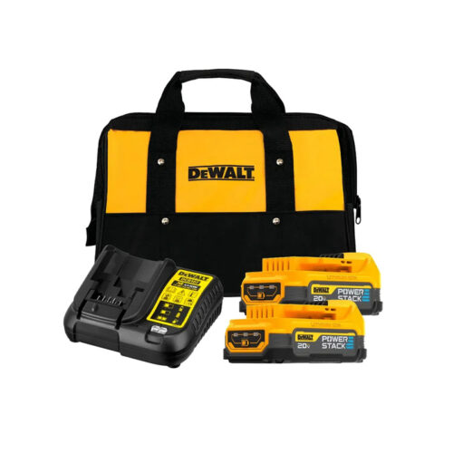 KIT 2 BAT. 20V PW. STACK MAX LI-ON 1,7AH + CARREG. DCBP034E2-BR DEWALT