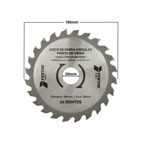 SERRA CIRCULAR 20.0 X 180 X 24T W FERTAK
