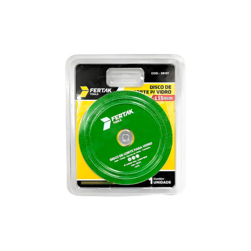 DISCO CORTE P/VIDRO 115 MM FERTAK