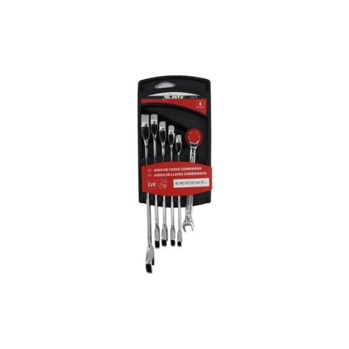 JG CHAVE COMB. CRATACA CROMADA C. VANADIO 06PCS MTX