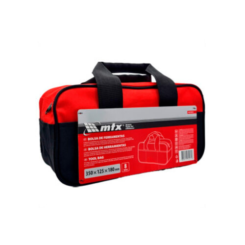 BOLSA FERRAMENTAS 8 BOLSOS 350X125X180MM MTX