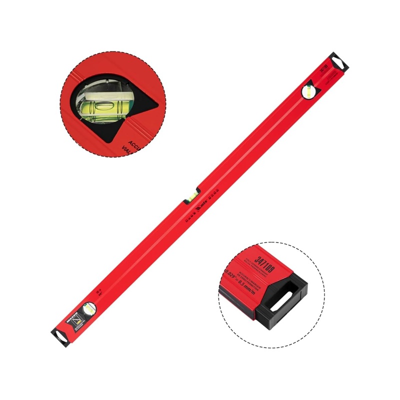 NIVEL ALUM. PROF 3BOLHAS 1BOLHA C/ESPELHO 1000MM MTX