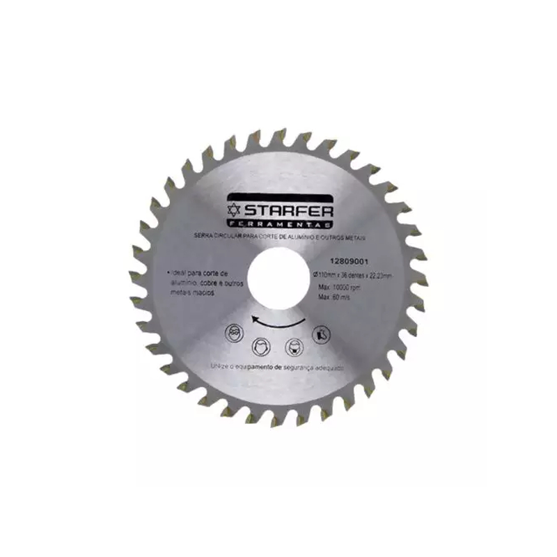 SERRA ALUM 110X36Z F22,23MM STARFER